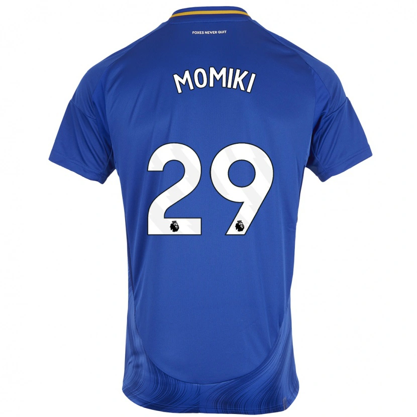 Danxen Kinder Yuka Momiki #29 Blau Weiß Heimtrikot Trikot 2024/25 T-Shirt