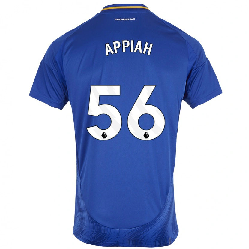 Danxen Kinder Paul Appiah #56 Blau Weiß Heimtrikot Trikot 2024/25 T-Shirt