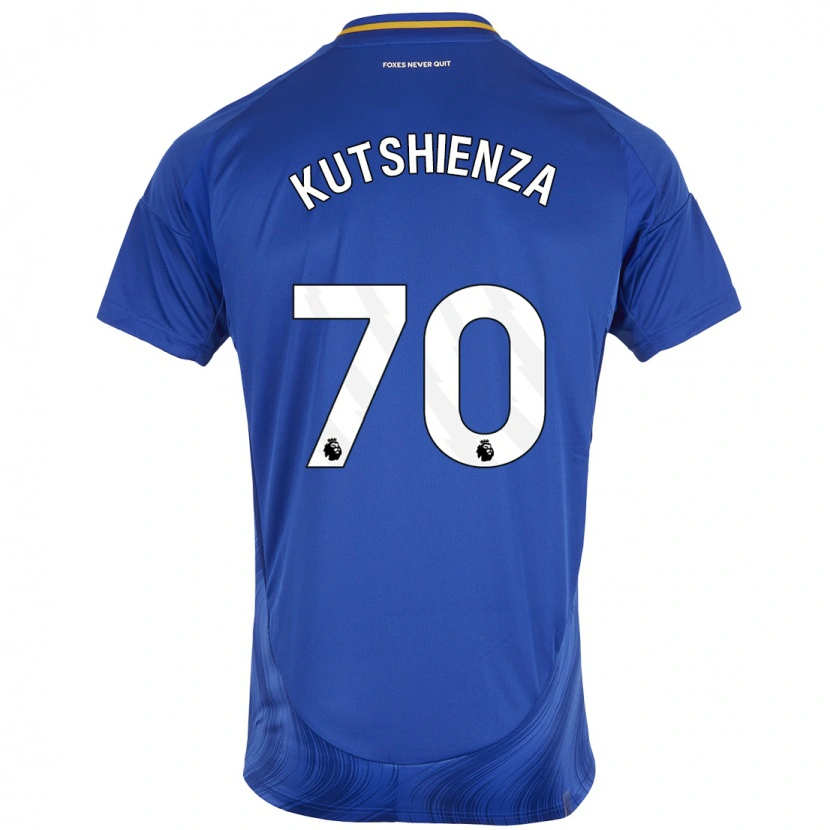 Danxen Kinder Jesper Kutshienza #70 Blau Weiß Heimtrikot Trikot 2024/25 T-Shirt