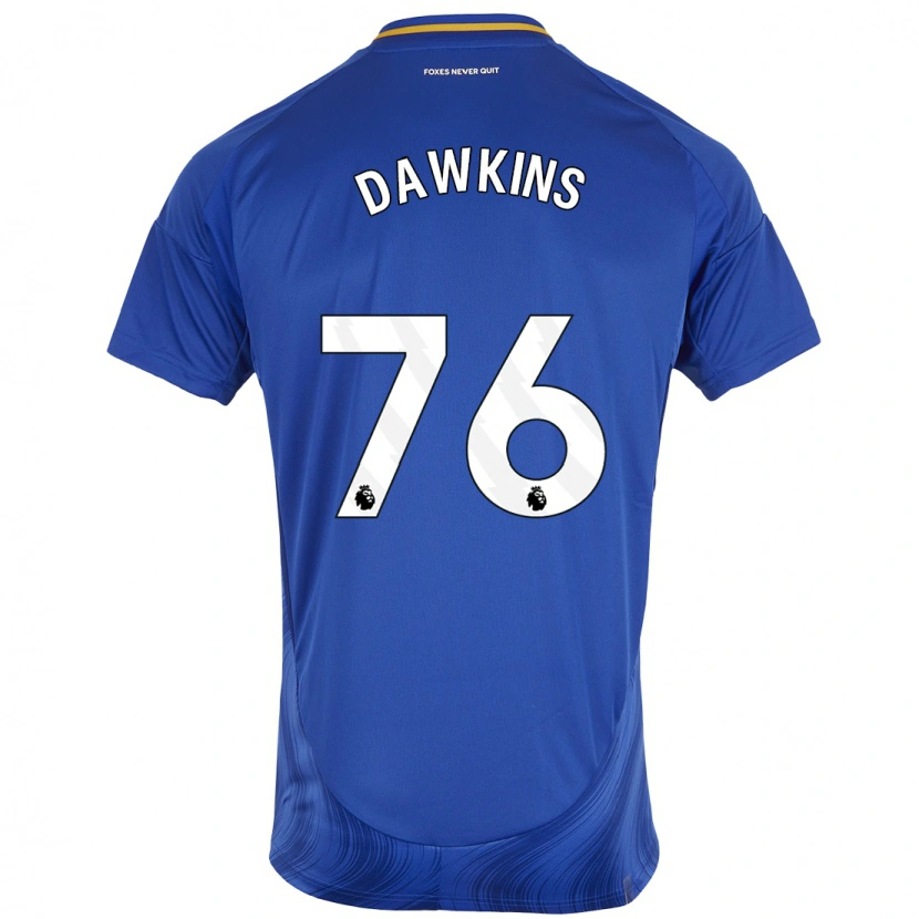 Danxen Kinder Kartell Dawkins #76 Blau Weiß Heimtrikot Trikot 2024/25 T-Shirt