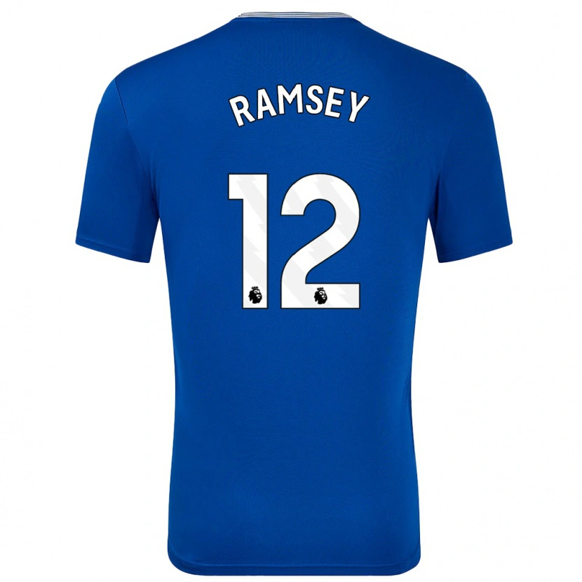 Danxen Kinder Emily Ramsey #12 Blau Mit Heimtrikot Trikot 2024/25 T-Shirt