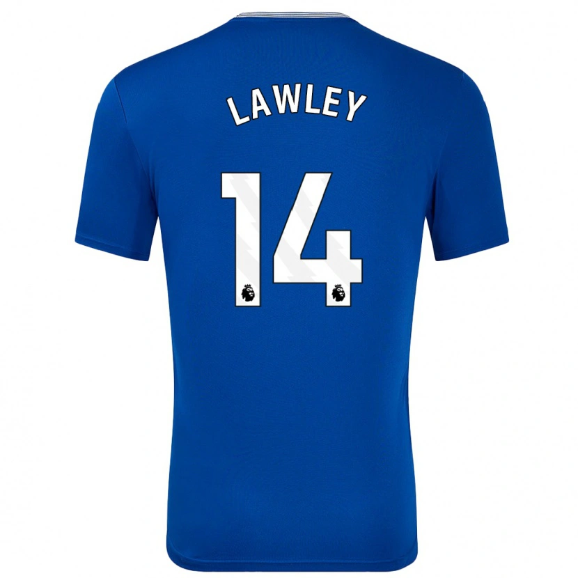 Danxen Kinder Melissa Lawley #14 Blau Mit Heimtrikot Trikot 2024/25 T-Shirt