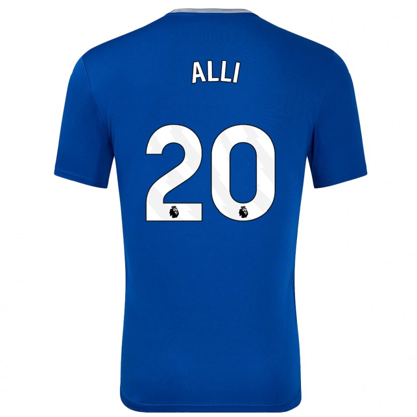 Danxen Kinder Dele Alli #20 Blau Mit Heimtrikot Trikot 2024/25 T-Shirt