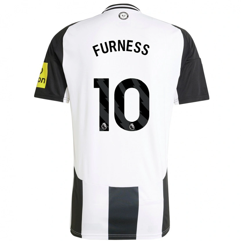 Danxen Kinder Rachel Furness #10 Weiß Schwarz Heimtrikot Trikot 2024/25 T-Shirt