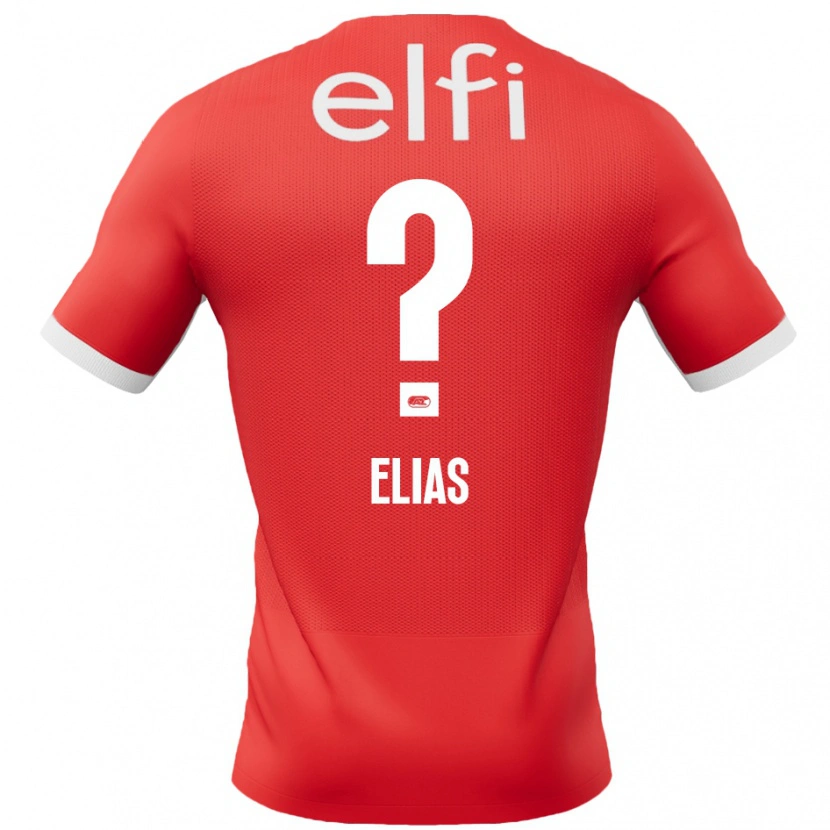 Danxen Kinder Janoa Elias #0 Rot Weiß Heimtrikot Trikot 2024/25 T-Shirt