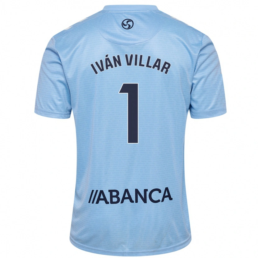 Danxen Kinder Iván Villar #1 Himmelblau Heimtrikot Trikot 2024/25 T-Shirt