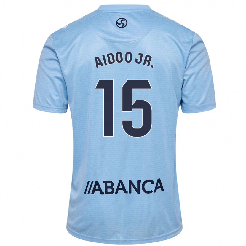 Danxen Kinder Joseph Aidoo #15 Himmelblau Heimtrikot Trikot 2024/25 T-Shirt