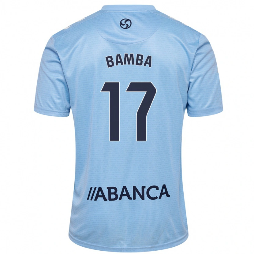 Danxen Kinder Jonathan Bamba #17 Himmelblau Heimtrikot Trikot 2024/25 T-Shirt