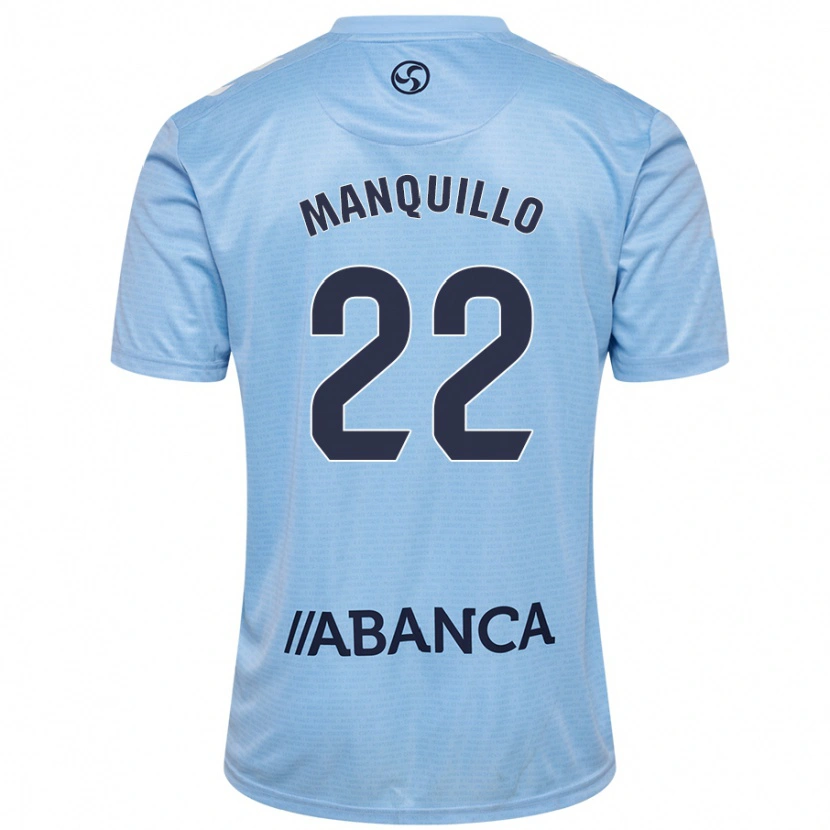 Danxen Kinder Javier Manquillo #22 Himmelblau Heimtrikot Trikot 2024/25 T-Shirt