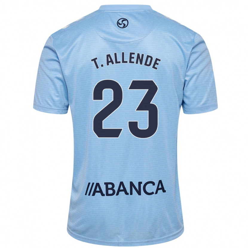 Danxen Kinder Tadeo Allende #23 Himmelblau Heimtrikot Trikot 2024/25 T-Shirt