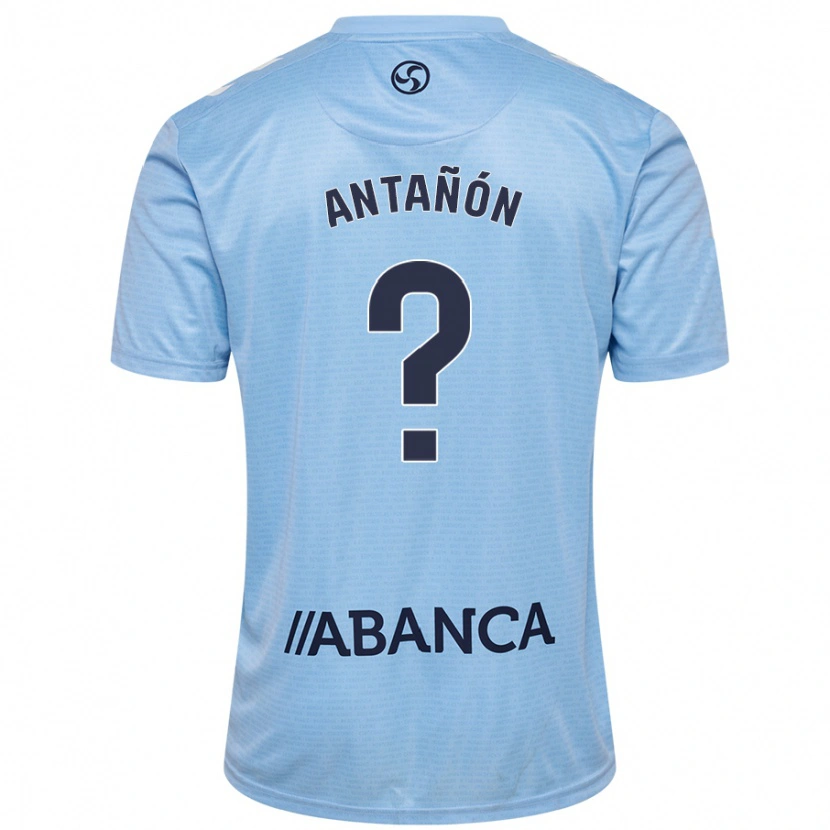 Danxen Kinder Andrés Antañón #0 Himmelblau Heimtrikot Trikot 2024/25 T-Shirt