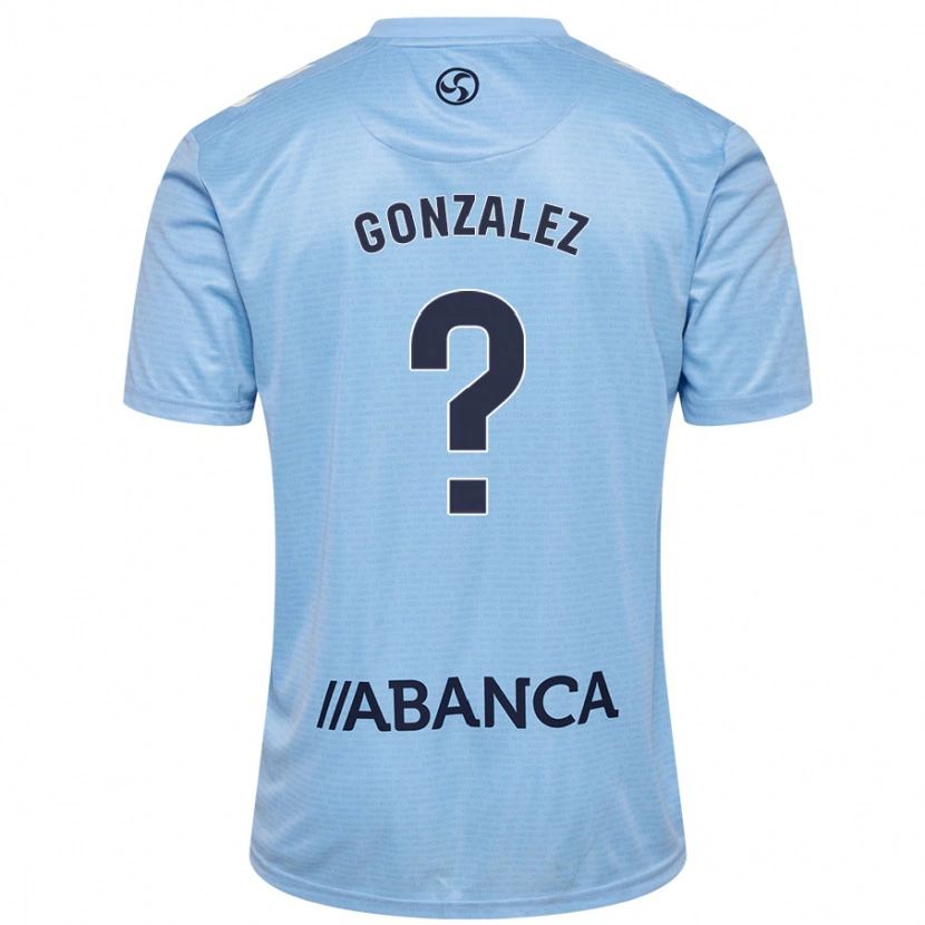 Danxen Kinder Marcos González #0 Himmelblau Heimtrikot Trikot 2024/25 T-Shirt