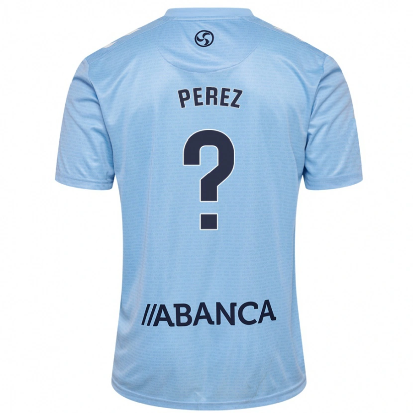 Danxen Kinder Iván Pérez #0 Himmelblau Heimtrikot Trikot 2024/25 T-Shirt