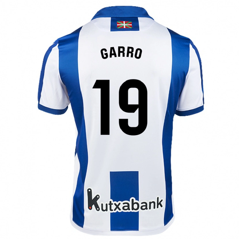 Danxen Kinder Jon Garro #19 Weiß Blau Heimtrikot Trikot 2024/25 T-Shirt