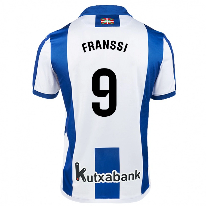 Danxen Kinder Sanni Franssi #9 Weiß Blau Heimtrikot Trikot 2024/25 T-Shirt