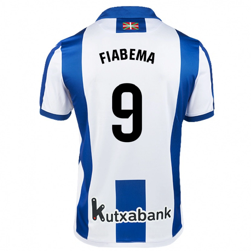 Danxen Kinder Bryan Fiabema #9 Weiß Blau Heimtrikot Trikot 2024/25 T-Shirt