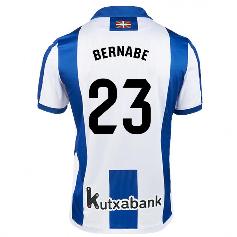 Danxen Kinder Alejandra Bernabé De Santiago #23 Weiß Blau Heimtrikot Trikot 2024/25 T-Shirt