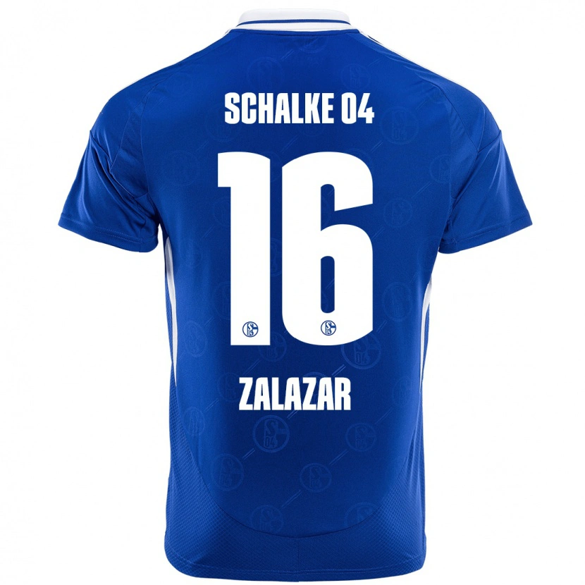 Danxen Kinder Mauro Zalazar #16 Königsblau Heimtrikot Trikot 2024/25 T-Shirt