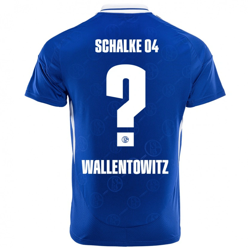 Danxen Kinder Mika Wallentowitz #0 Königsblau Heimtrikot Trikot 2024/25 T-Shirt