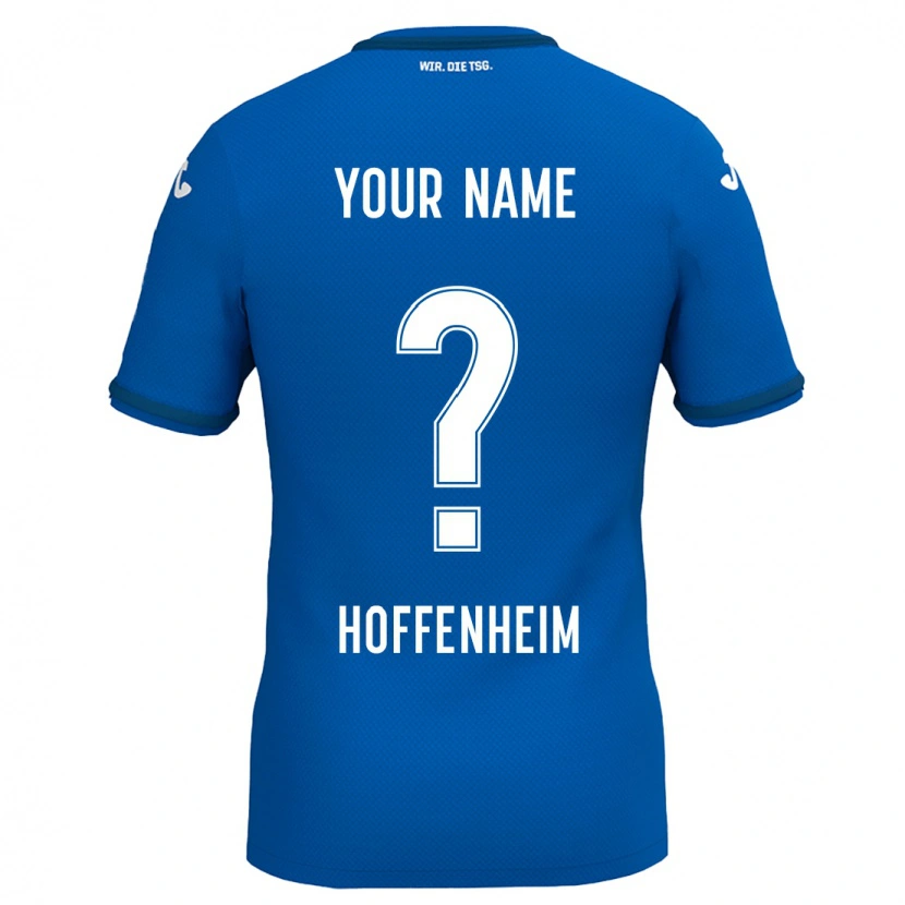 Danxen Kinder Ihren Namen #0 Königsblau Heimtrikot Trikot 2024/25 T-Shirt