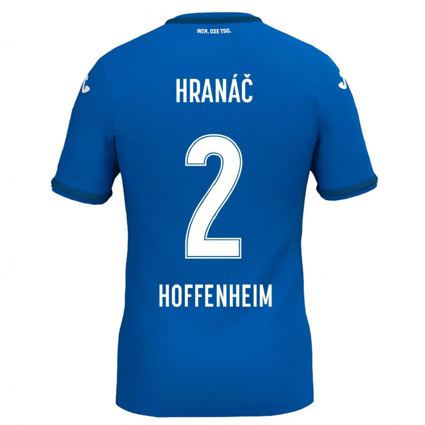 Danxen Kinder Robin Hranac #2 Königsblau Heimtrikot Trikot 2024/25 T-Shirt