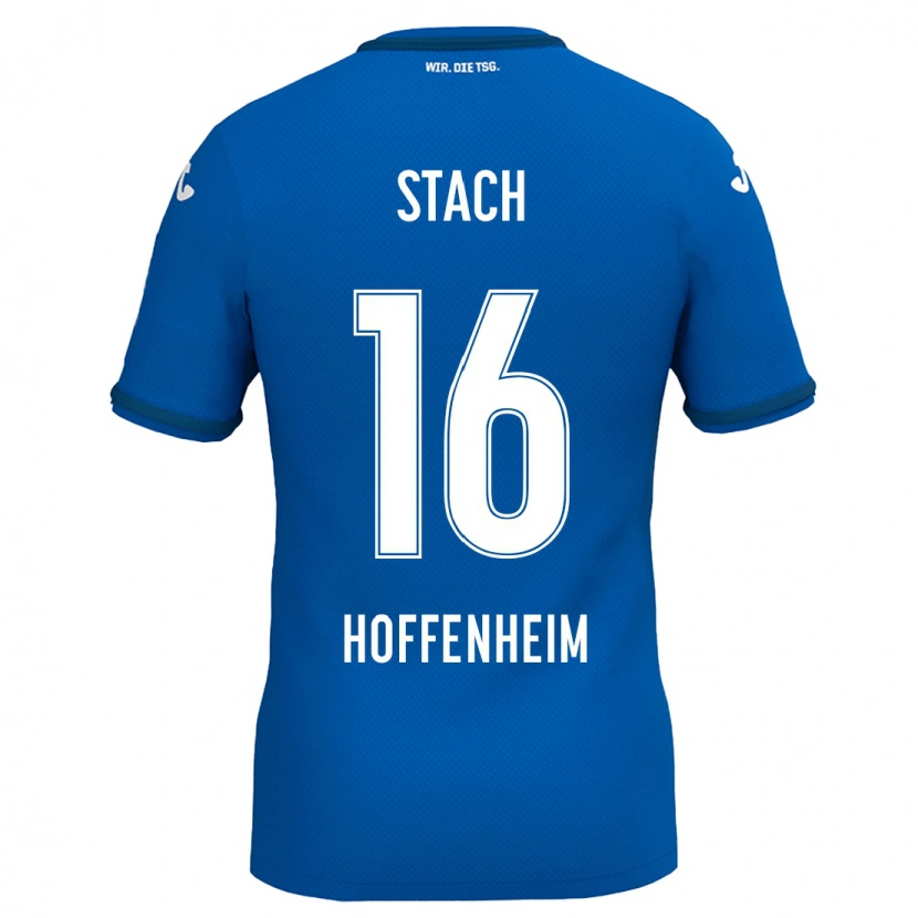 Danxen Kinder Anton Stach #16 Königsblau Heimtrikot Trikot 2024/25 T-Shirt