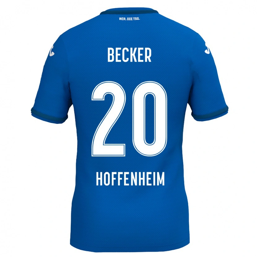 Danxen Kinder Finn Ole Becker #20 Königsblau Heimtrikot Trikot 2024/25 T-Shirt