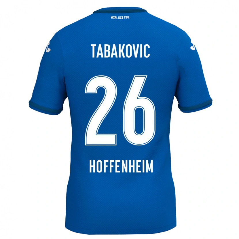 Danxen Kinder Haris Tabakovic #26 Königsblau Heimtrikot Trikot 2024/25 T-Shirt