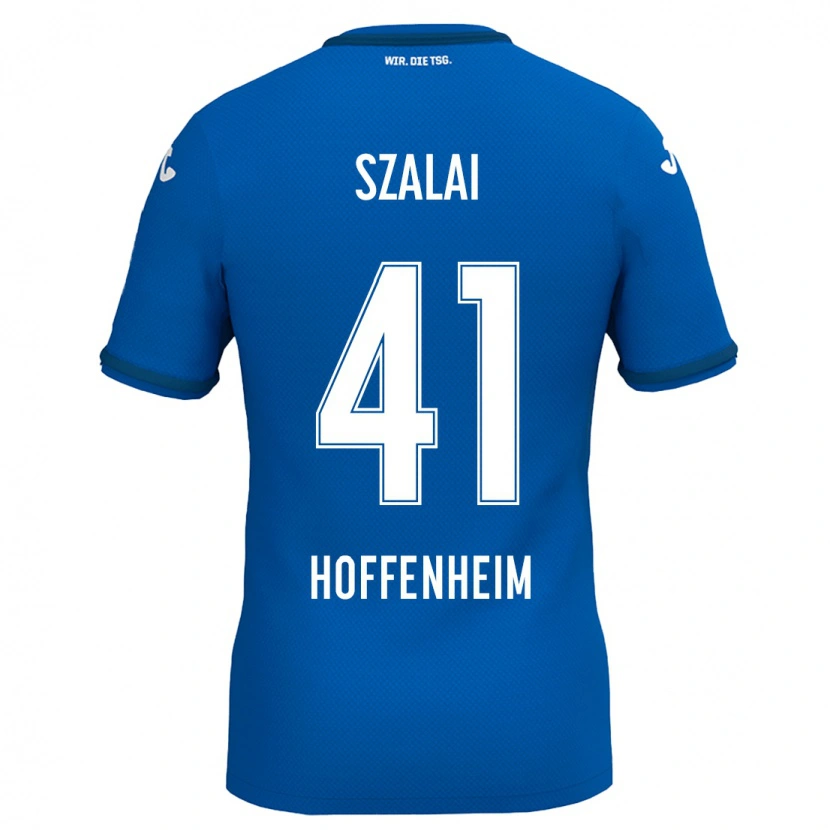 Danxen Kinder Attila Szalai #41 Königsblau Heimtrikot Trikot 2024/25 T-Shirt