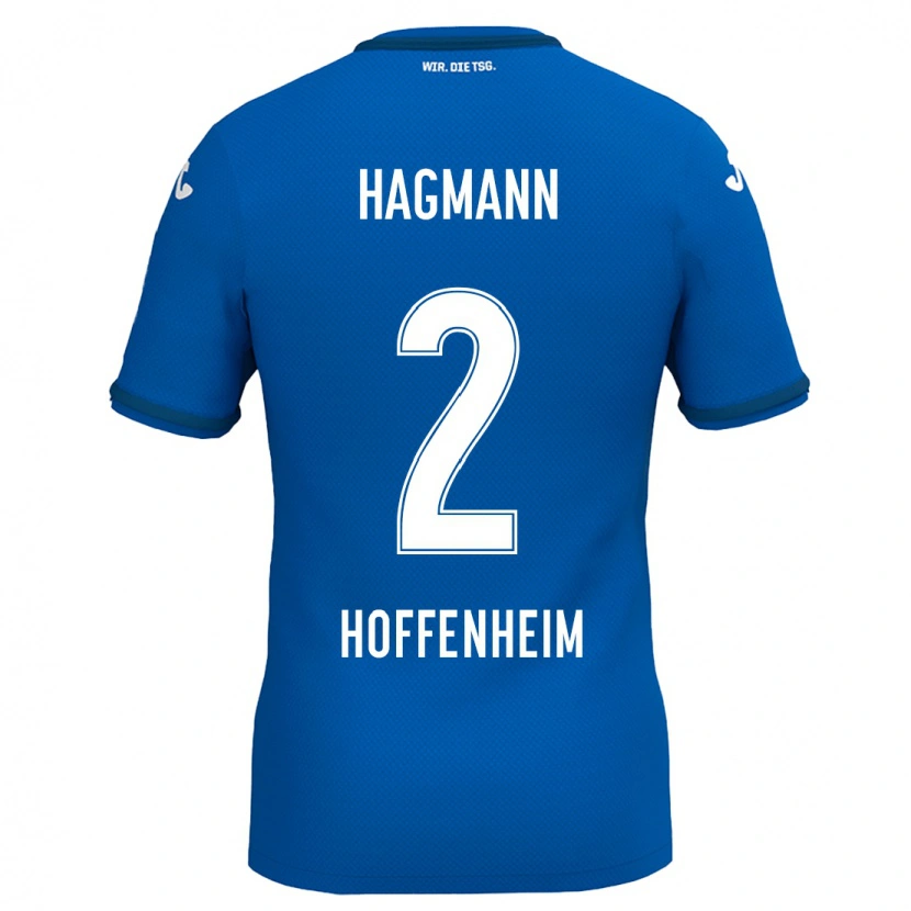 Danxen Kinder Felix Hagmann #2 Königsblau Heimtrikot Trikot 2024/25 T-Shirt