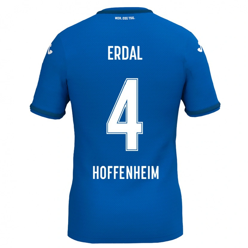 Danxen Kinder İzzet Erdal #4 Königsblau Heimtrikot Trikot 2024/25 T-Shirt