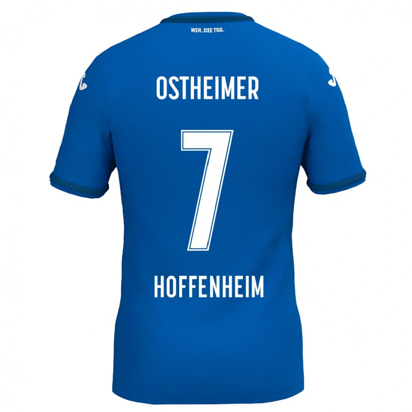 Danxen Kinder Nevio Ostheimer #7 Königsblau Heimtrikot Trikot 2024/25 T-Shirt