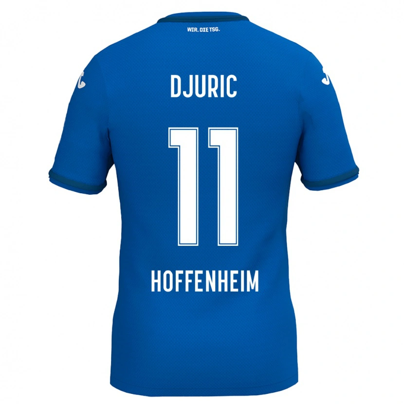 Danxen Kinder Luka Djuric #11 Königsblau Heimtrikot Trikot 2024/25 T-Shirt