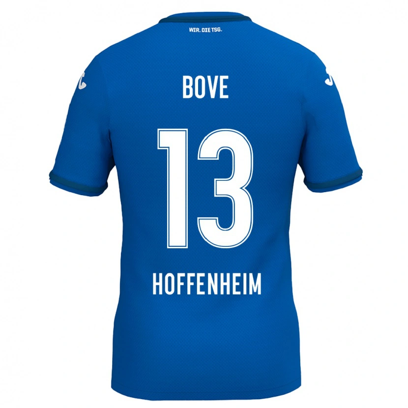 Danxen Kinder Nevio Bove #13 Königsblau Heimtrikot Trikot 2024/25 T-Shirt