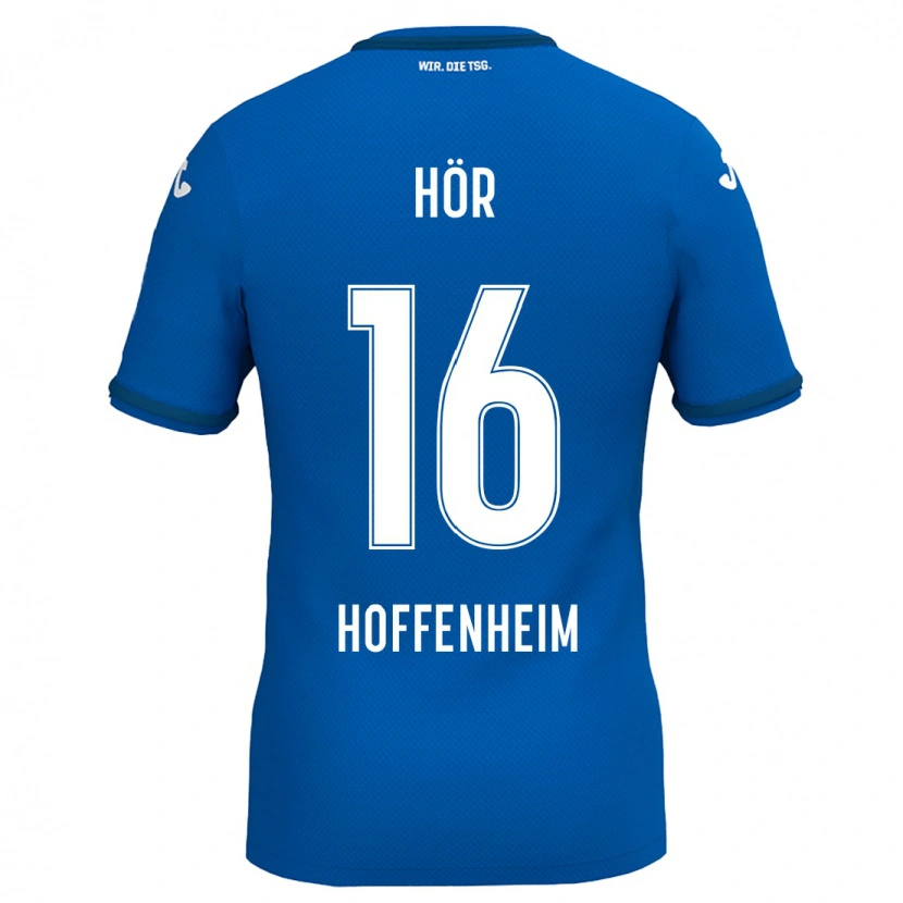 Danxen Kinder Yannis Hör #16 Königsblau Heimtrikot Trikot 2024/25 T-Shirt