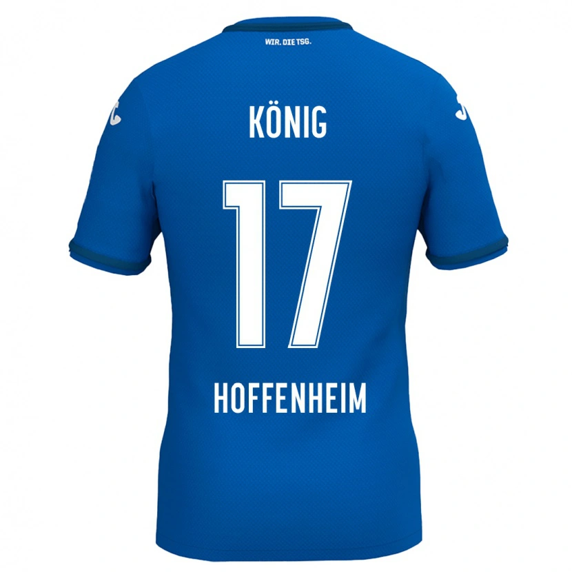 Danxen Kinder Noah König #17 Königsblau Heimtrikot Trikot 2024/25 T-Shirt