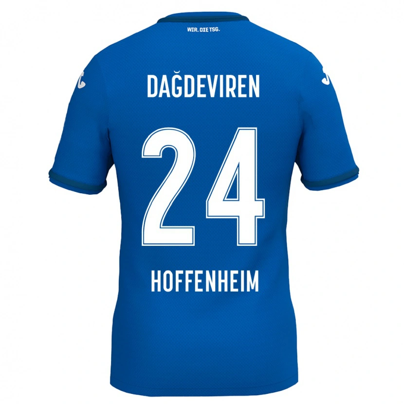 Danxen Kinder Diren Dağdeviren #24 Königsblau Heimtrikot Trikot 2024/25 T-Shirt