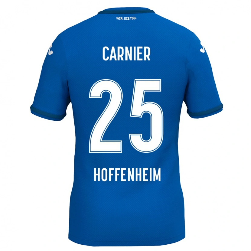 Danxen Kinder Alekseï Carnier #25 Königsblau Heimtrikot Trikot 2024/25 T-Shirt