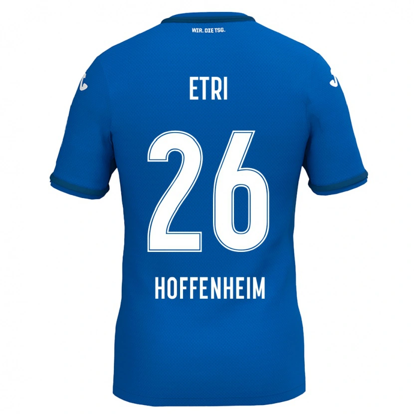 Danxen Kinder Ahmed Etri #26 Königsblau Heimtrikot Trikot 2024/25 T-Shirt