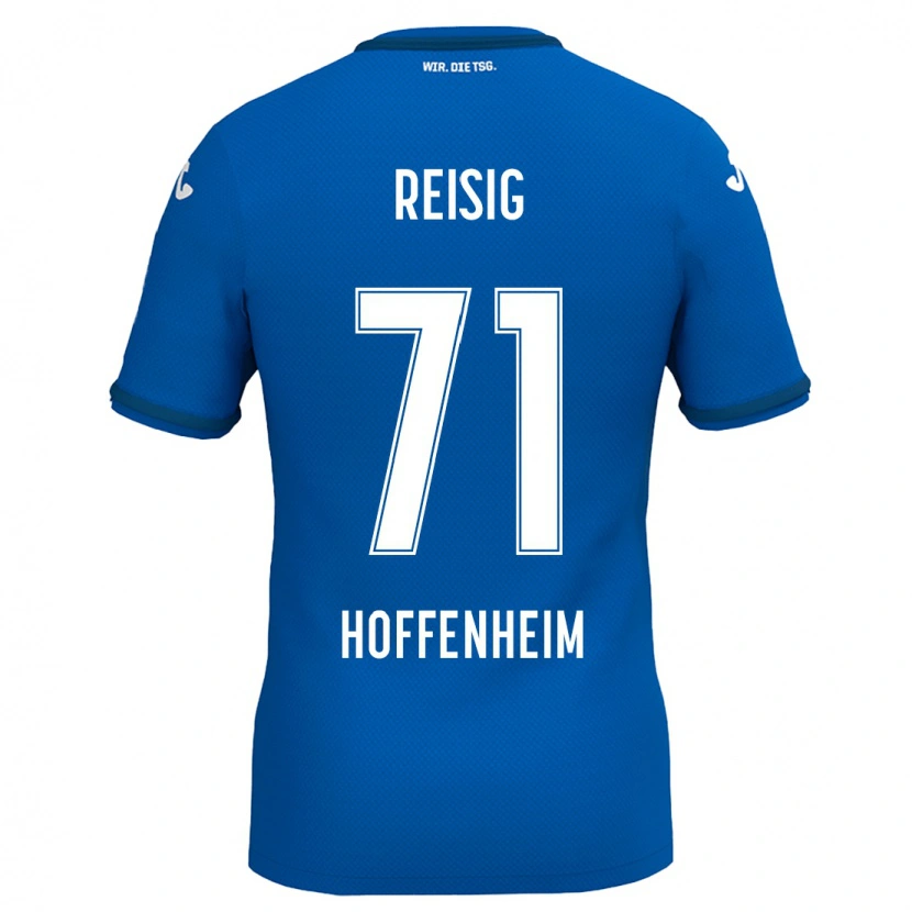 Danxen Kinder Ruben Reisig #71 Königsblau Heimtrikot Trikot 2024/25 T-Shirt