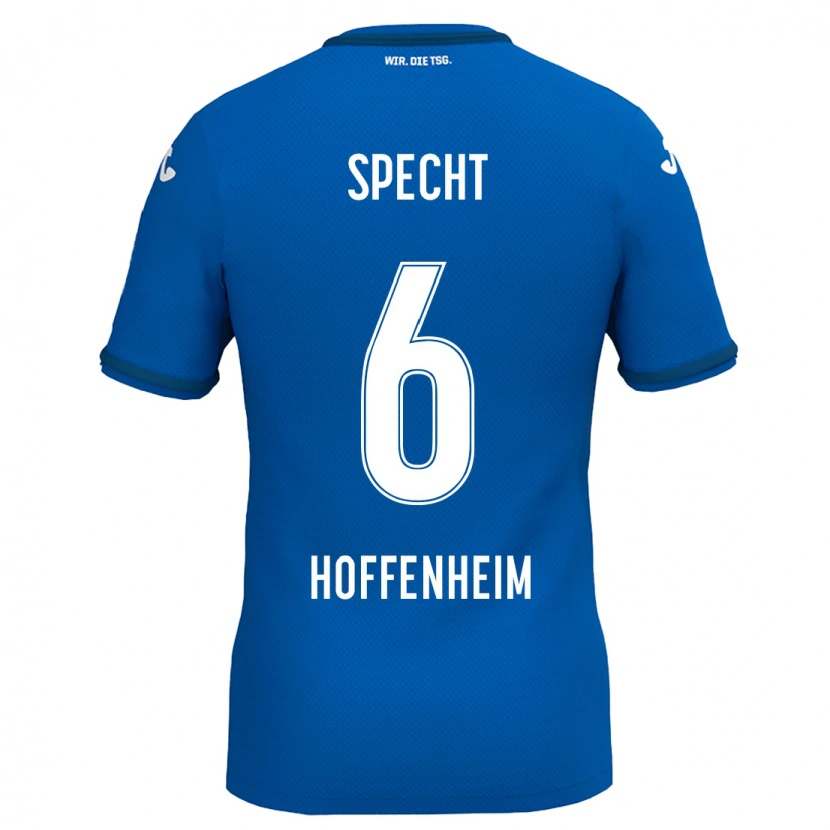 Danxen Kinder Michaela Specht #6 Königsblau Heimtrikot Trikot 2024/25 T-Shirt