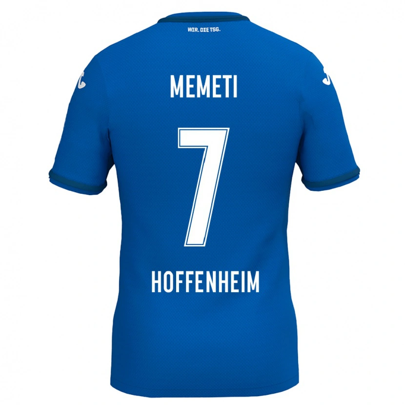 Danxen Kinder Erëleta Memeti #7 Königsblau Heimtrikot Trikot 2024/25 T-Shirt