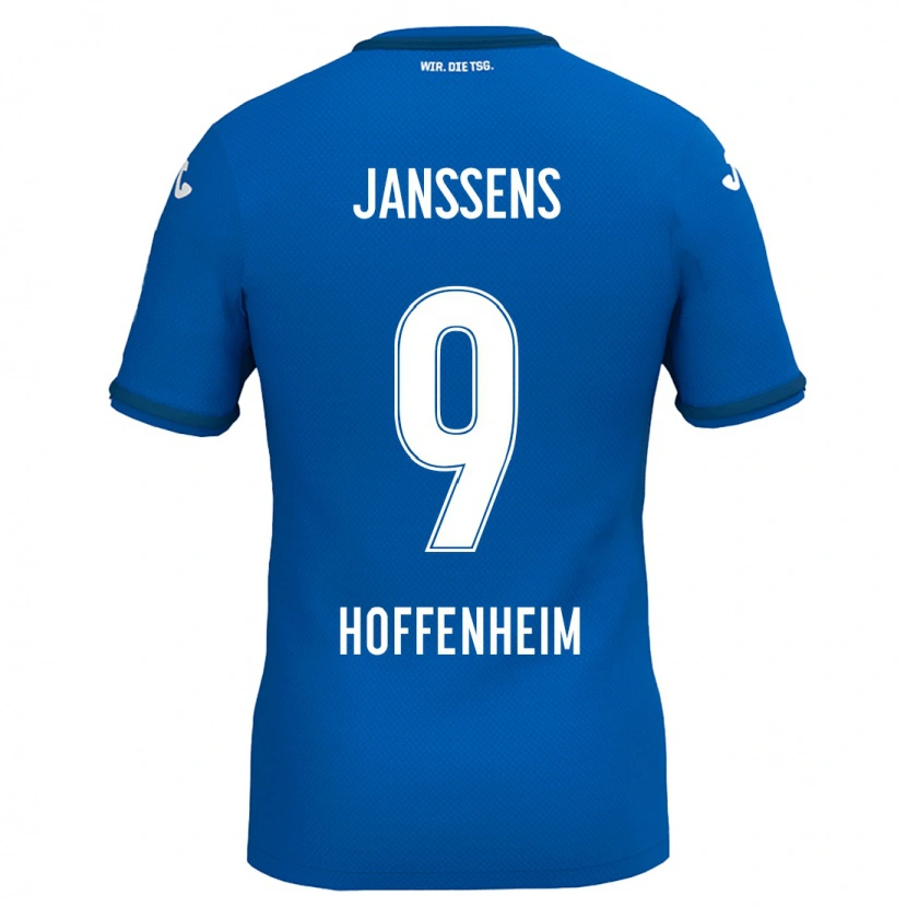 Danxen Kinder Jill Janssens #9 Königsblau Heimtrikot Trikot 2024/25 T-Shirt