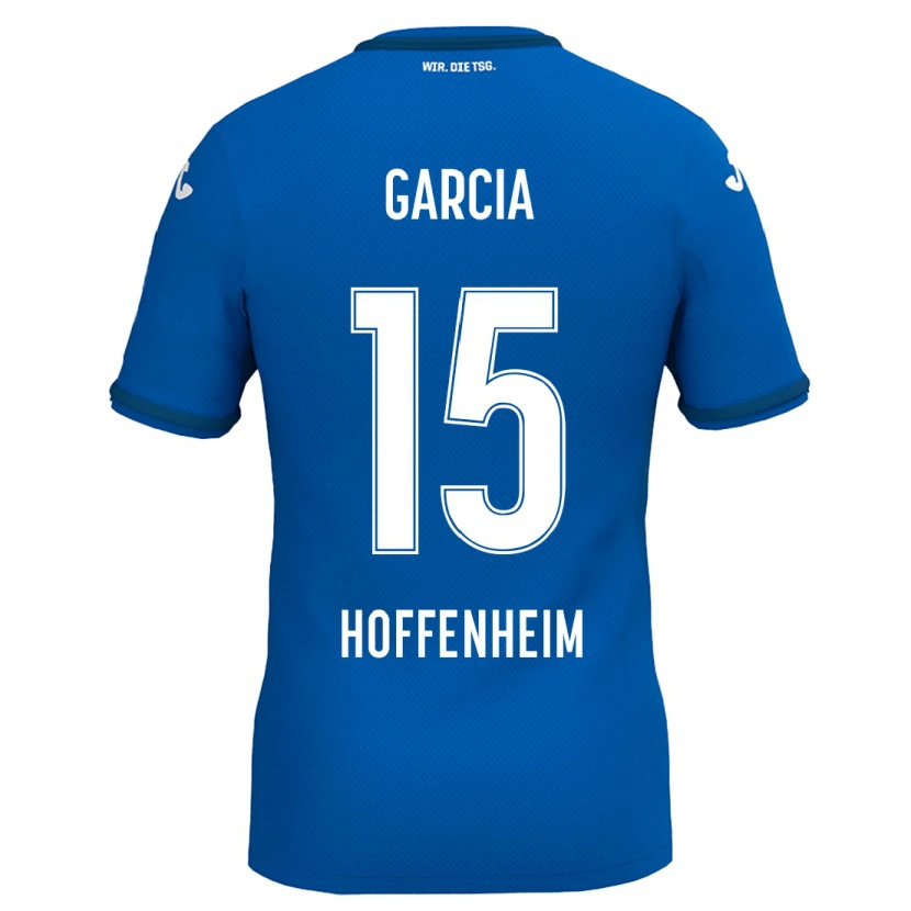 Danxen Kinder Marta Cazalla Garcia #15 Königsblau Heimtrikot Trikot 2024/25 T-Shirt