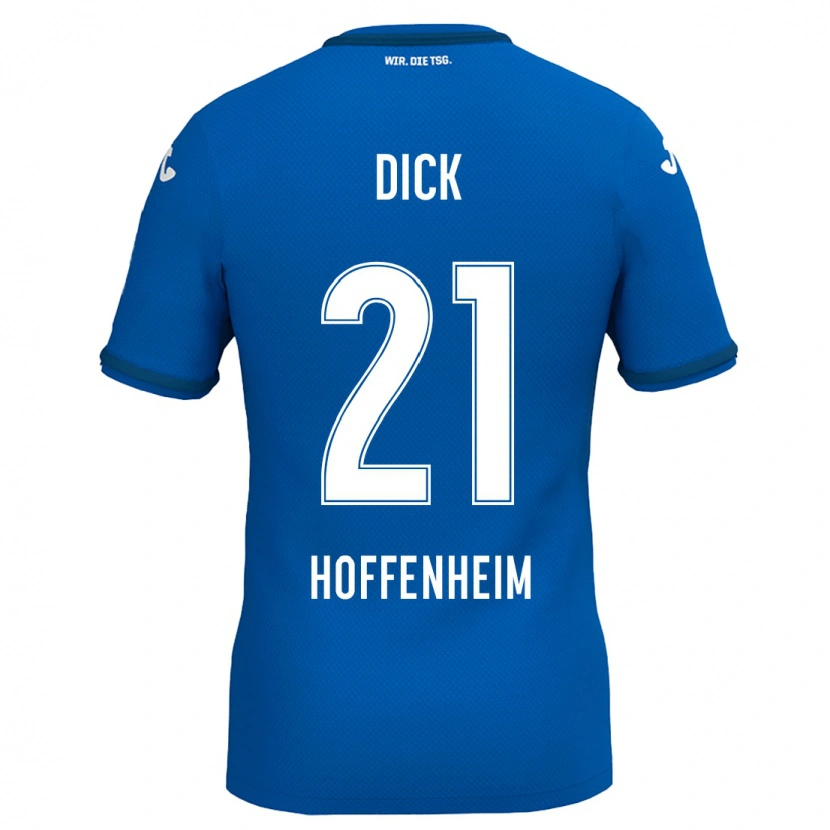 Danxen Kinder Laura Dick #21 Königsblau Heimtrikot Trikot 2024/25 T-Shirt