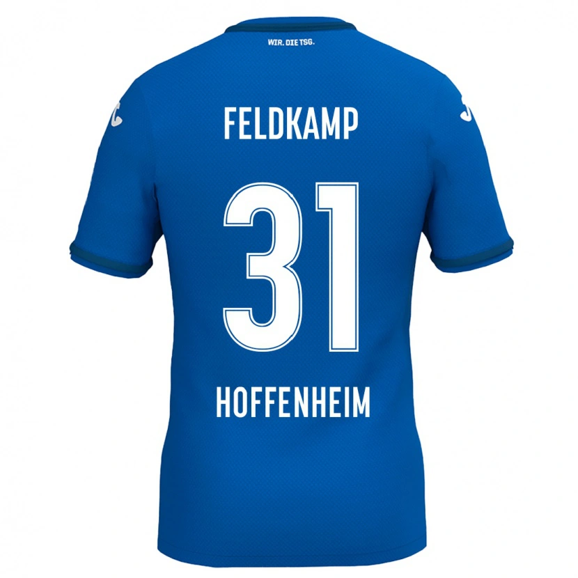 Danxen Kinder Jana Feldkamp #31 Königsblau Heimtrikot Trikot 2024/25 T-Shirt