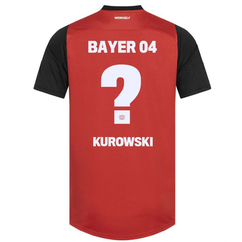 Danxen Kinder Julien Kurowski #0 Rot Schwarz Heimtrikot Trikot 2024/25 T-Shirt