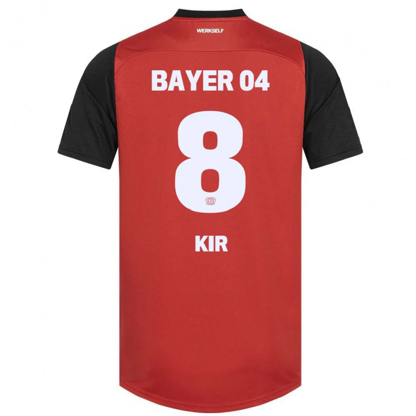 Danxen Kinder Burak Kir #8 Rot Schwarz Heimtrikot Trikot 2024/25 T-Shirt