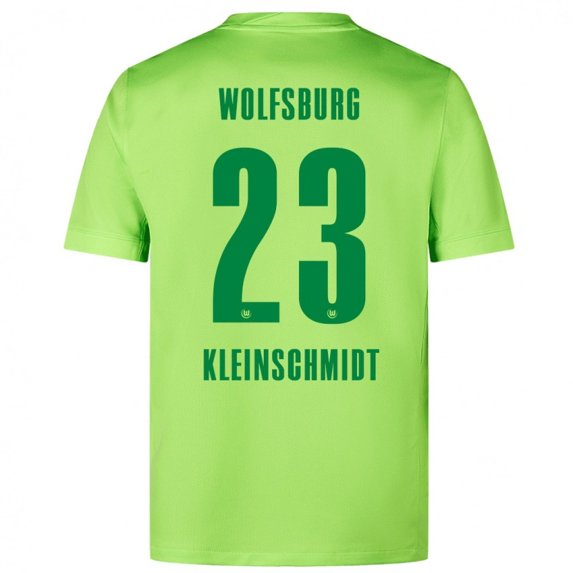 Danxen Kinder Max Kleinschmidt #23 Fluoreszierendes Grün Heimtrikot Trikot 2024/25 T-Shirt