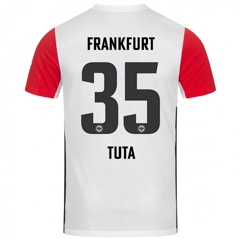 Danxen Kinder Tuta #35 Weiß Rot Heimtrikot Trikot 2024/25 T-Shirt